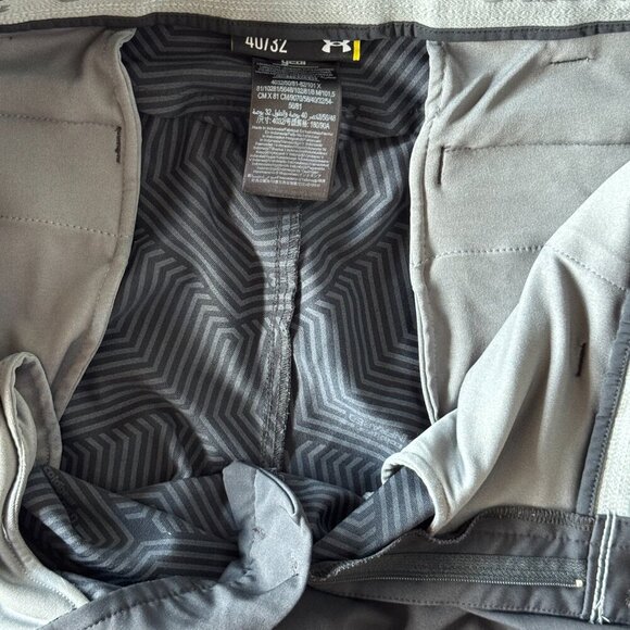 Under Armour men's coldGear Storm 1 black pants size 40/32 Golf - Picture 6 of 11